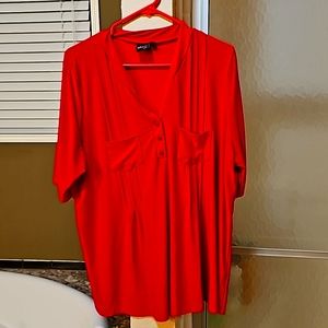 Red dress shirt